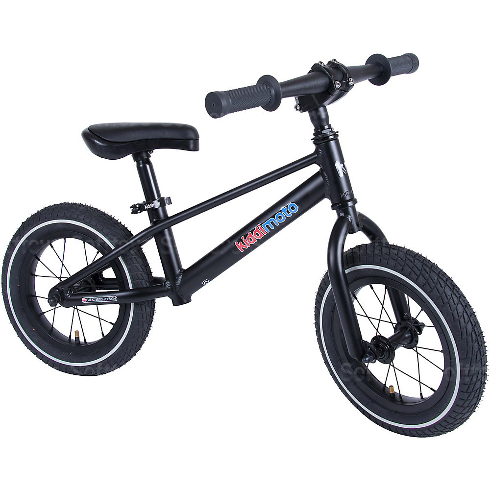 Беговел 12" Kiddimoto Mountain матовый черный