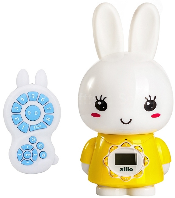 Интерактивная игрушка ночник-плеер Alilo Big Bunny G7_Yellow