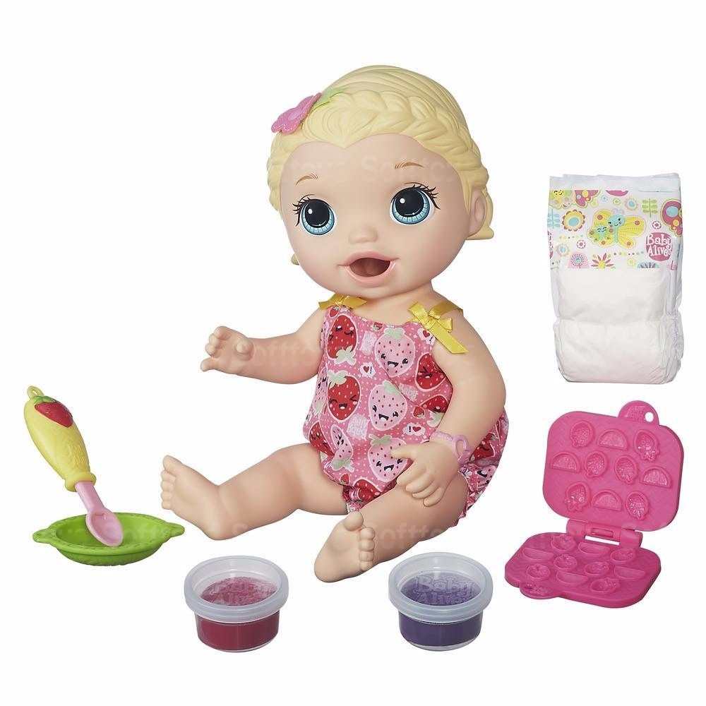 Кукла Baby Alive Малышка Лили со снеками