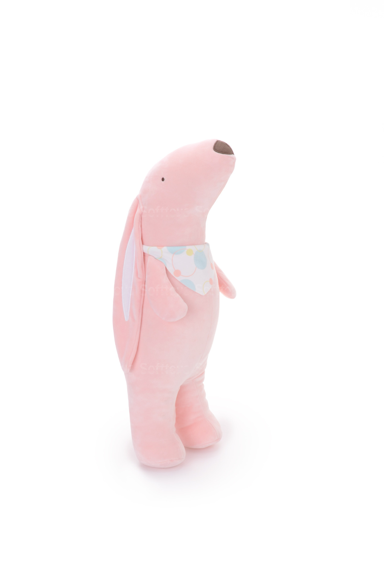 Мягкая игрушка- подушка Зайчёнок розовый