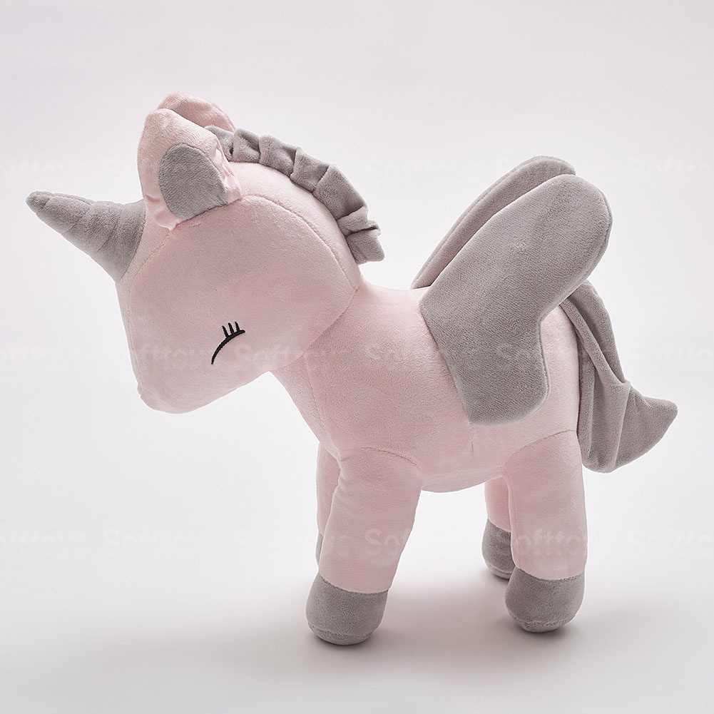 Мягкая игрушка Единорог Pink-Grey
