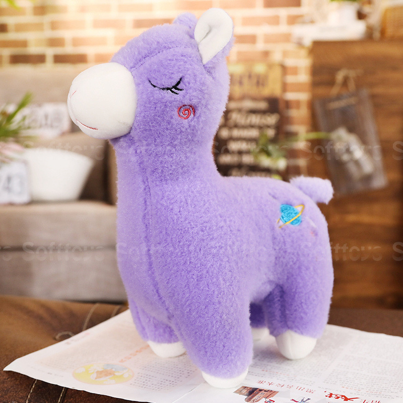 Мягкая игрушка Фиолетовая Лама