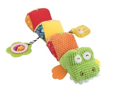 Мягкая игрушка-гусеница BabyTeam Крокодил