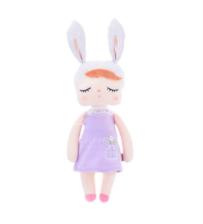 Мягкая игрушка-кукла Angela Purple bunny 33см