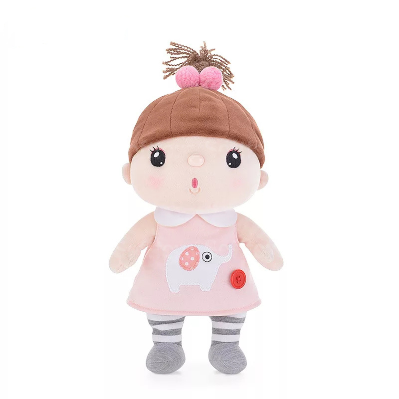 Мягкая игрушка-кукла Kawaii Pink-Gray