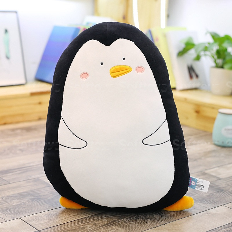 Мягкая игрушка-подушка Стеснительный Пингвинчик