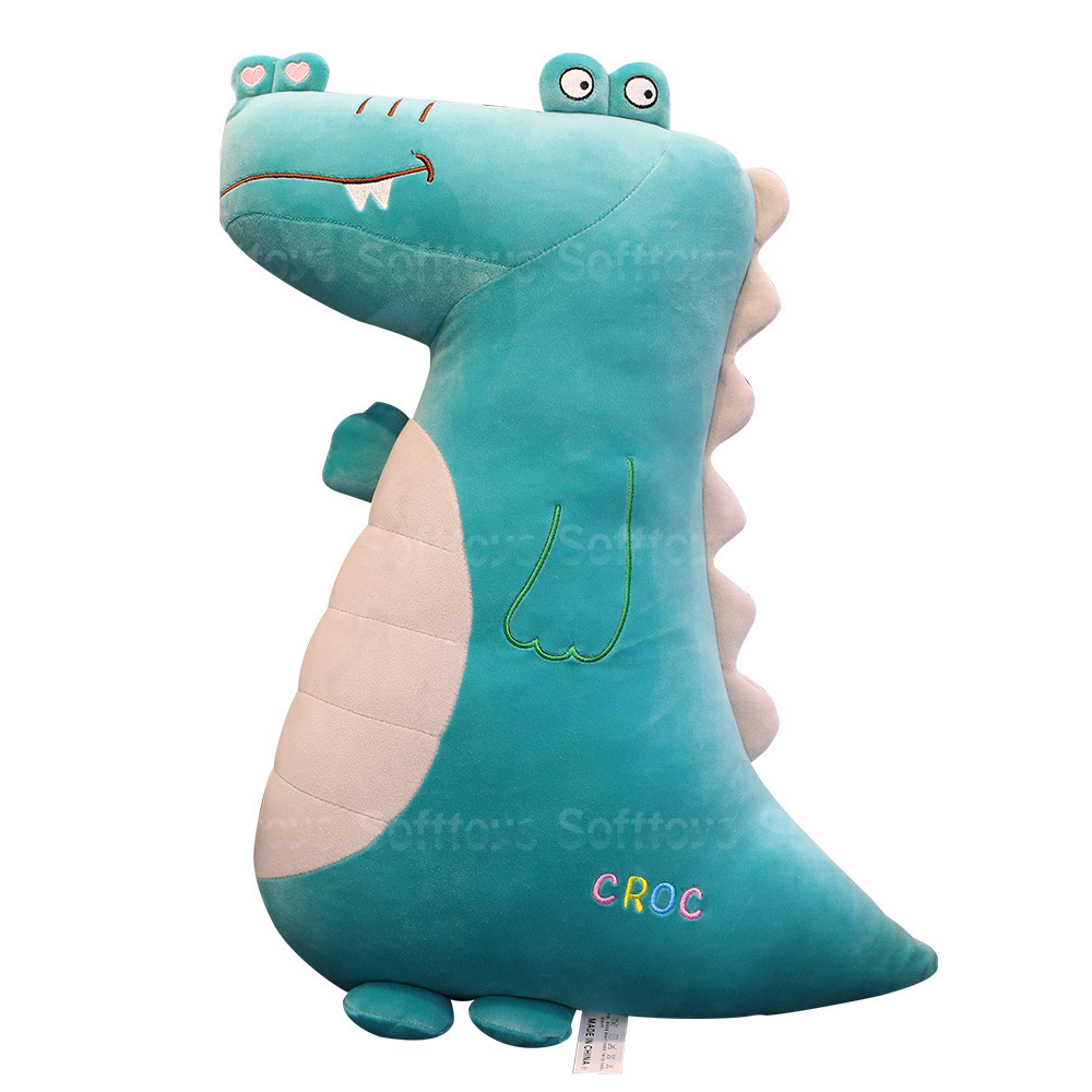 Мягкая игрушка-подушка Веселый крокодил