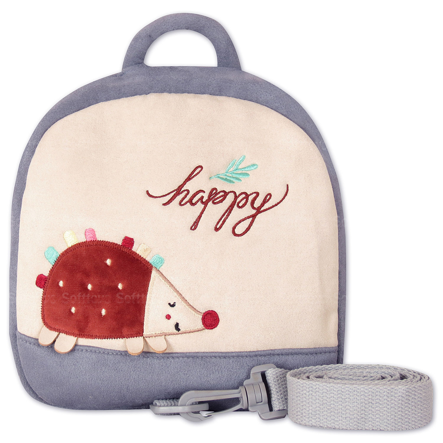 Мягкая игрушка-рюкзак Счастливый ёжик