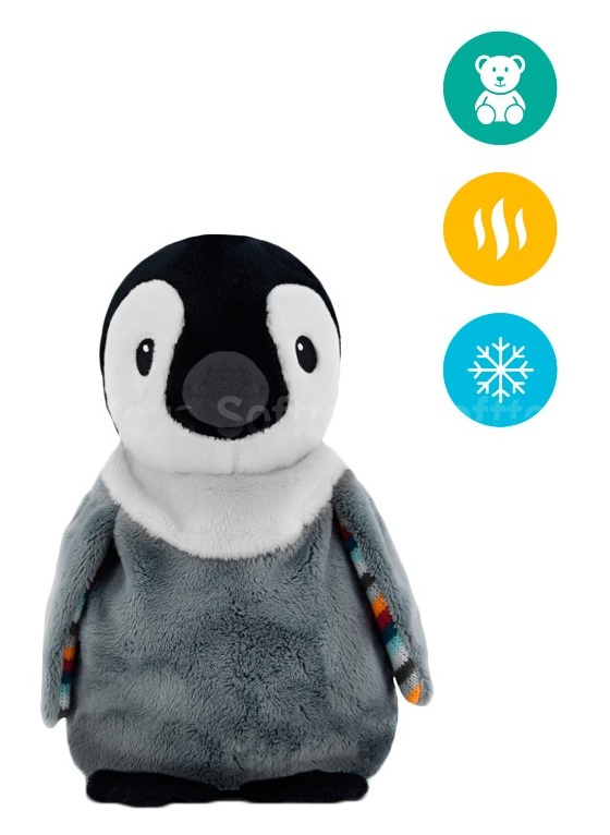 Тёплая мягкая игрушка ZAZU Пингвин PIP с ароматом лаванды