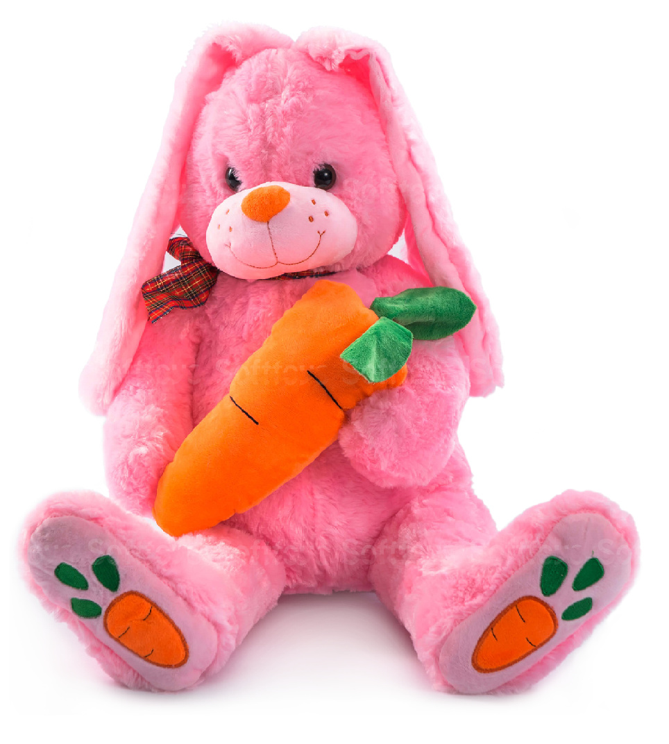 Зайка с морковкой 110 см