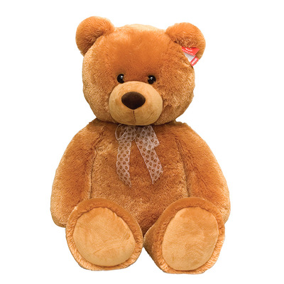 Большая мягкая игрушка Медведь коричневый сидящий 100 см