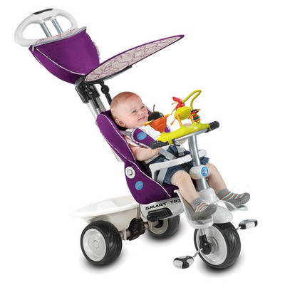 Детский велосипед Smart Trike Recliner Stroller 4 в 1 с игровой панелью