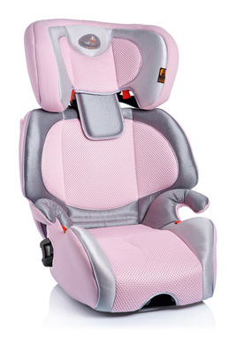 Детское автокресло Bellelli Miki Plus Fix ярко розовое группа 2-3 (15-36 кг)