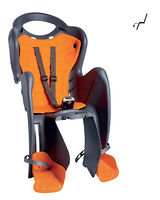 Детское велосидение Bellelli Mr. Fox Standart  заднее темно-серое