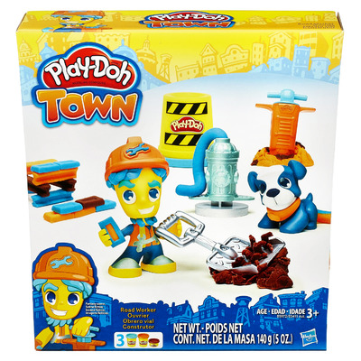 Дорожный рабочий Плей До – игровой набор Play Doh Town