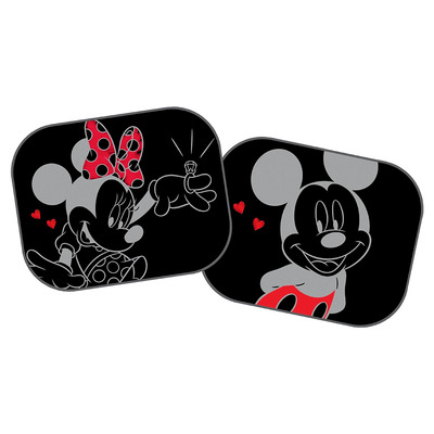 Экран солнцезащитный Minnie and Mickey на боковые окна автомобиля (2шт)