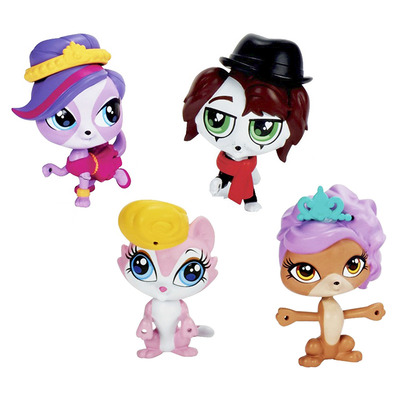 Игровой набор 2 модницы-зверюшки с аксессуарами Littlest Pet Shop