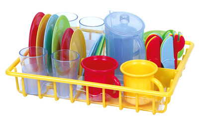 Игровой набор Кухонная посуда на подносе