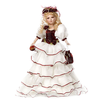 Кукла фарфоровая Леди Эджвер 61 см