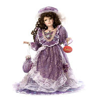 Кукла фарфоровая Виолетта 35 см