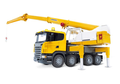 Игрушка Bruder Автокран SCANIA Liebherr 1:16 (большой, свет + звук)