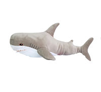Мягкая игрушка Акула 47см Gray