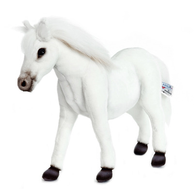 Мягкая игрушка Белый конь 40 см
