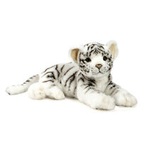 Мягкая игрушка Белый тигр лежачий 36 см