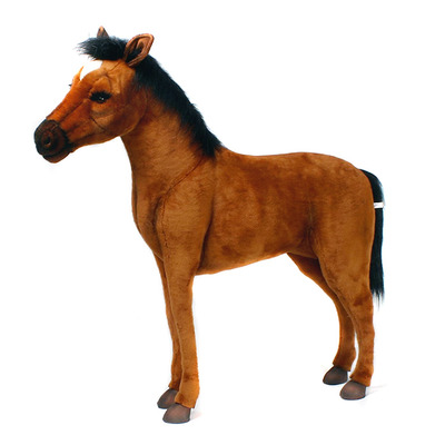 Мягкая игрушка Конь коричневий 110 см