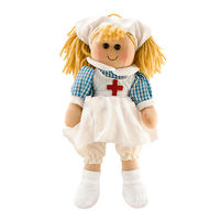 Мягкая игрушка Кукла медсестра 40 см