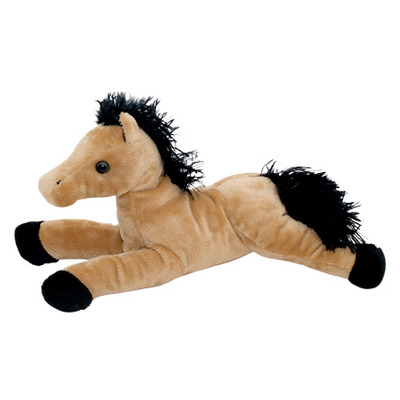 Мягкая игрушка Лошадь коричневая 25 см