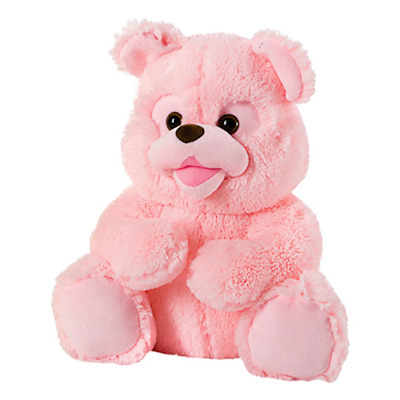 Мягкая игрушка Медведь Лёня розовый 36 см