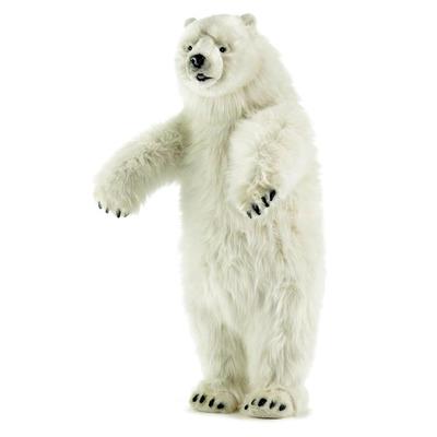 Мягкая игрушка Медведь полярный на 2 лапах 100 см