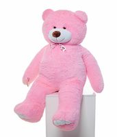 Мягкая игрушка Мистер Медведь розовый 200см