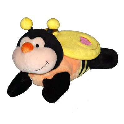 Мягкая игрушка Пчела лежачая 17 см