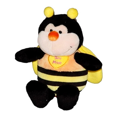 Мягкая игрушка Пчела сидячая 17 см