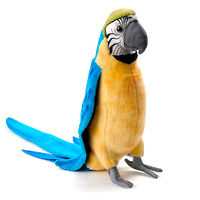 Игрушка Попугай золотисто-синий Ара 72 см