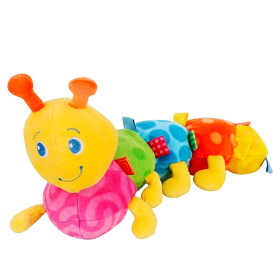 Мягкая игрушка Разноцветная гусеница