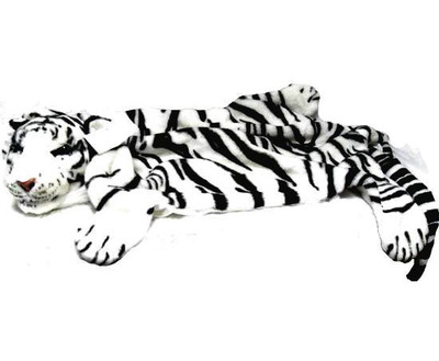 Мягкая игрушка коврик Тигр белый 150 см