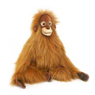 Мягкая игрушка обезьяна Орангутанг детеныш 34 см