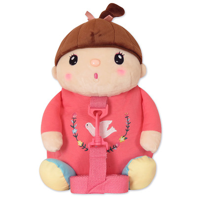 Мягкая игрушка-рюкзак куколка Pink