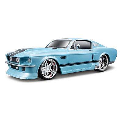 Ford Mustang GT 1967 года (1:24) синий (81217) радиоуправляемая модель