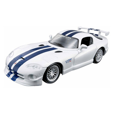 Игрушка Dodge Viper GT (1:24) белый сборная модель