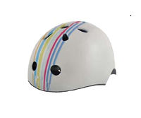 Шлем детский Bellelli Taglia белый с полосами размер S